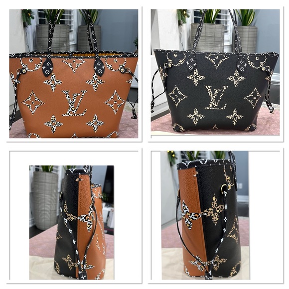 🎉 Authentic Louis Vuitton Monogram Giant Jungle Neverfull MM(No Pouch) - Picture 10 of 16